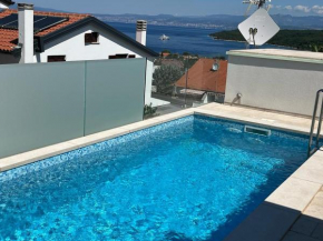 Apartment Santorini Krk with private pool